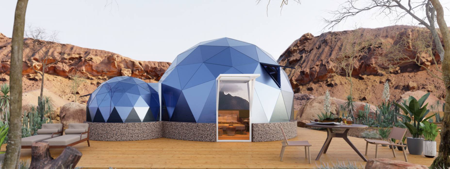 七里河区球形智能光伏玻璃星空房